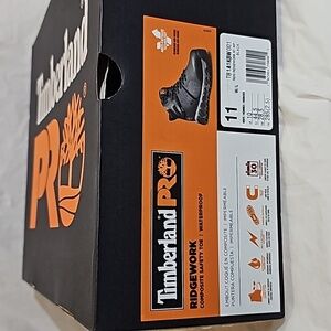Timberland PRO Men Size 11Wide Ridgework Composite SafetyToe Waterproof WorkBoot